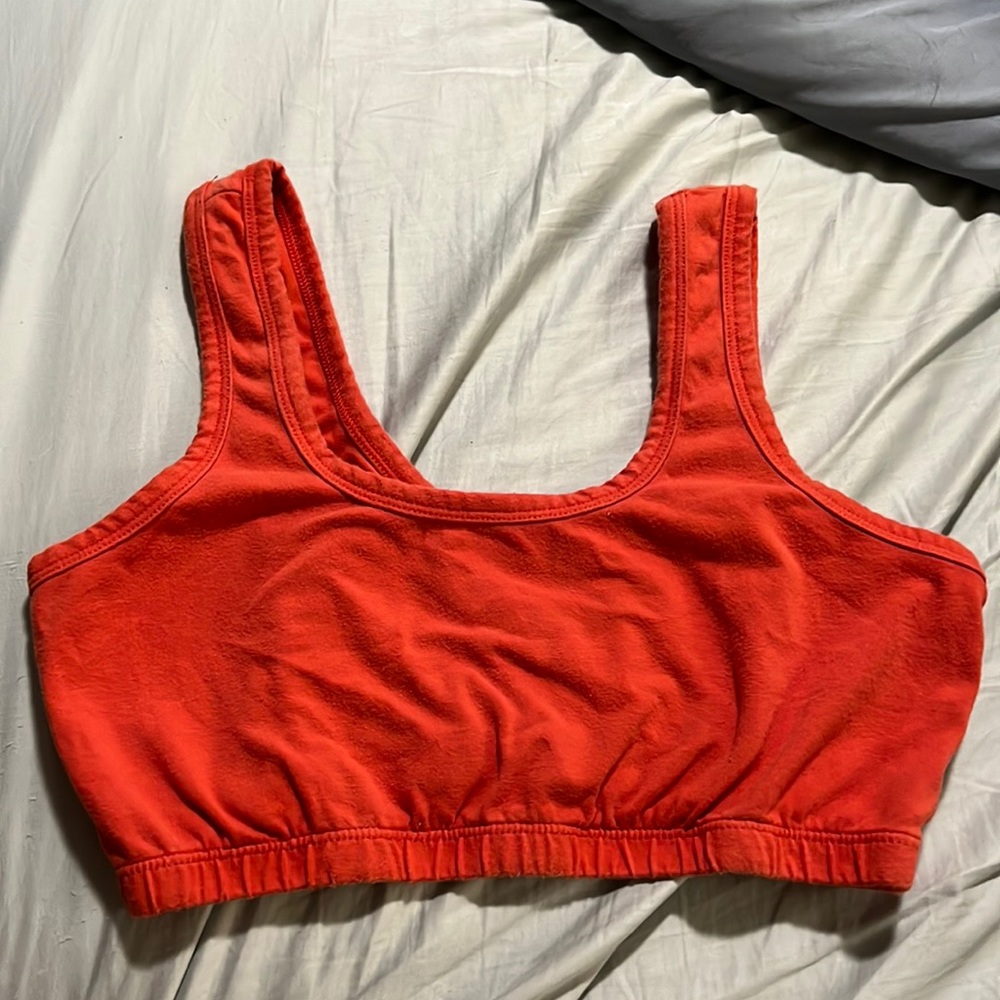 ARQ Wide Strap Bra in Cadmium